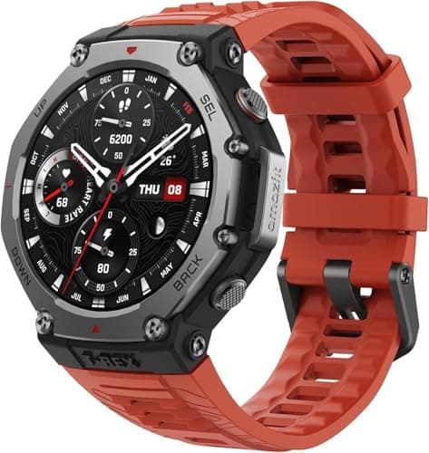 Amazfit T-Rex 3 Outdoor Smartwatch 48mm Display AMOLED, Mappe & Navigazione Offline, 6 Sistemi Satellitari Dual Band GPS, 27 Giorni di Durata Batteria, Pagamento NFC, 170 Modalità Sport per Avventura