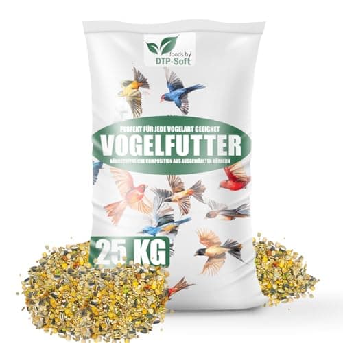 Mangime per uccelli selvatici, 25 kg, 4 stagioni, miscela per uccelli selvatici