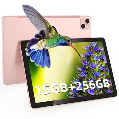 DOOGEE T10 Pro Tablet 10.1 Pollici Android Tablet FHD+, 15GB + 256GB(TF 1TB), 8580mAh+18W Fast Charge, Android Tablet con Dual 4G, 8 Core, 2.4/5G WiFi, Certificazione TÜV, 13MP+8MP Camera, Rosa