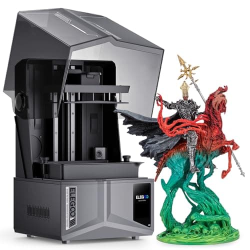 ELEGOO Saturn 4 Ultra Stampante 3D in Resina MSLA 12K, Livellamento Automatico, Stampa 3D Veloce a 150 mm/h, Telecamera AI, Stampa Cluster WiFi, Grandi Dimensioni di Stampa 218,88 * 122,88 * 220mm³