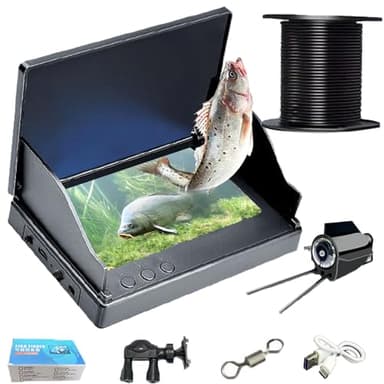 Colitt Underwater Fishing Camera, Colitt Underwater Fishing Camera For Lakes, 4.3" Hd, 220° Wide Angle Lens, Ip68 Waterproof, Night Vision Portable Fish Finder (4.3in-30m/98ft)