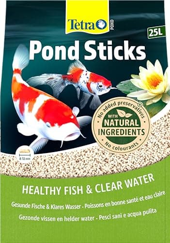 Tetra Pond Sticks Mangime per Pesci, 25 litri, 25000 unità