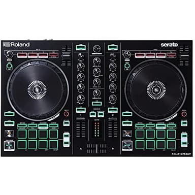 Roland DJ-202 DJ Controller, controller a due canali e quattro deck per Serato DJ Lite - L'eredità delle Drum Machine Roland in un DJ Controller