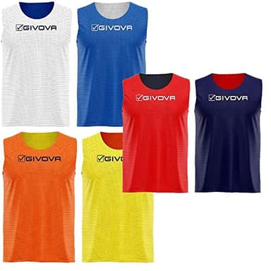 BrolloGroup Gilet Allenamento DOUBLE Casacca Reversibile Doppio Colore Tecnica PS 37006