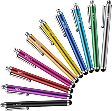 MEKO Penna Touch/Pennino Capacitivo Universale per Touch Screen Compatibili con Tablet Apple iPhone iPad Kindle Note Samsung Galaxy Note e Tutti Gli Schermi Capacitivi - 10 Colori