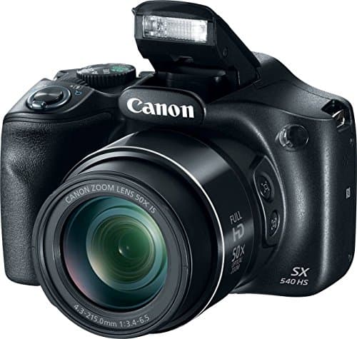 Canon PowerShot SX540 HS Fotocamera Bridge Digitale, 20.3 Megapixel, Nero/Antracite [Versione EU]