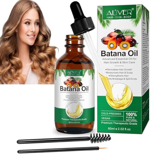 Olio di Batana per la crescita dei capelli, 100% Puro Biologico, Viso, Pelle, Stimola Crescita Dei Capelli 60ml, Batana Oil for Hair Growth, Olio Di Batana Capelli per la crescita dei capelli