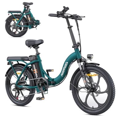 MilePort 1 Bici Elettrica Per Adulti, 36V 13AH Batteria Rimovibile 250w Motore Con 20 “*3.0” Fat Tire Pieghevole Bicicletta Elettrica, Velocità 25KM/H Gamma Fino a 100KM Città Pendolare Ebike