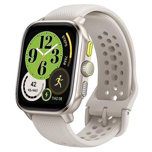 Amazfit Cheetah Square, 44 mm, Smartwatch da Corsa Leggero con GPS Dual-Band, Navigazione e Mappe Offline, Monitoraggio della Frequenza Cardiaca e dell'Ossigeno nel Sangue, Musica, Impermeabile 5 ATM