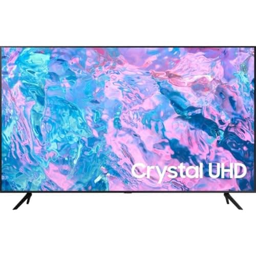 Samsung Crystal UHD UE65CU7190UXZT, Smart TV 65" Serie CU7000, Crystal UHD 4K, BLACK , 2023, DVB-T2