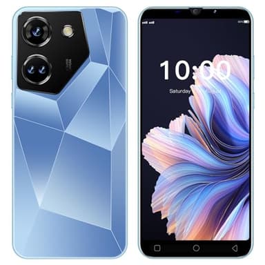 Offerte quotidiane Telefoni cellulari, 5.0 pollici IPS Display, 16GB ROM, Dual SIM Dual Cameras 3G Smartphone economici (C20Pro-Blue)