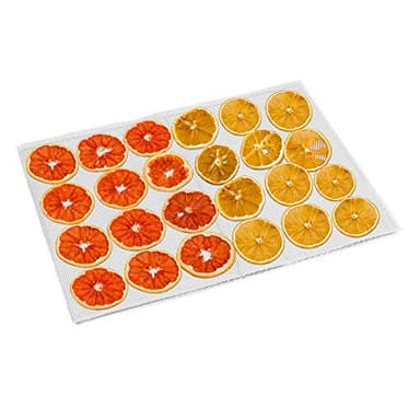 Kwasyo Tappetino da Forno Antiaderente in Silicone, per Essiccatore Alimenti, Set di 10, 38 * 28cm, Riutilizzabile, Lavastoviglie Stuoie sicura, Essiccatore per Frutta e Verdura BPA-Free