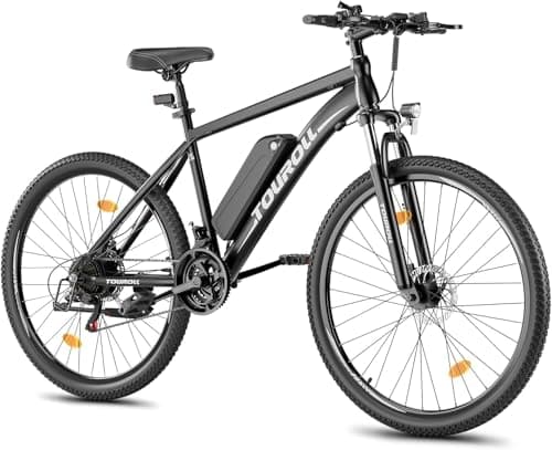 Touroll Bicicletta Elettrica, U1, Batteria Rimovibile 36V 13Ah, Autonomia di 65-30km, bicicletta elettrica uom, Motore 45 NM (U1 29")