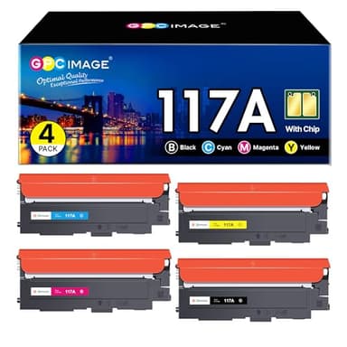 GPC Image 117A Compatibile per HP 117A W2070A Cartucce di toner per HP Color Laser MFP 178nwg 179fwg 178nw 179fnw 150a 150nw 150w (W2070A W2071A W2072A W2073A)
