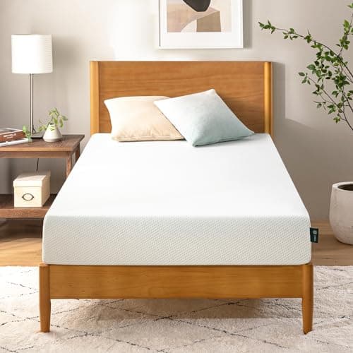 Zinus Materasso Singolo 80x190 cm-Materasso 80x190 Ortopedico a Schiuma Viscoelastica con Cool Gel-Altezza 15 cm–Media Rigidità – Certificato OEKO-TEX – Materasso Ortopedico Ventilato e Anti-Umidità