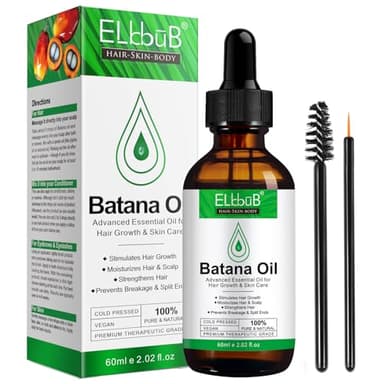 Olio di Batana Honduregno Puro - Potente Essenza per la Crescita dei Capelli e la Cura della Pelle, Idratazione Intensa per Tutti i Tipi di Capelli, Senza Additivi, Raccolta Sostenibile