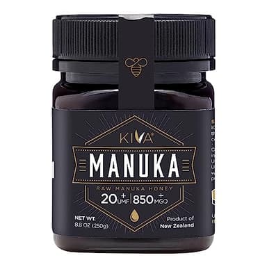 Kiva Manuka Honey, Certificato UMF 20+ (MGO 850+) – Nuova Zelanda (250 ml)