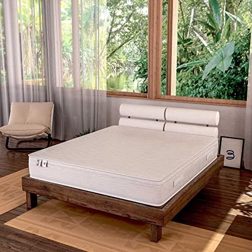 Baldiflex Emporio Materasso Matrimoniale in Memory Amazonia SuperTop, 160x200 cm Alto 30 cm, Portanza a Zone Differenziate, Ergonomico, Antiacaro, Traspirante