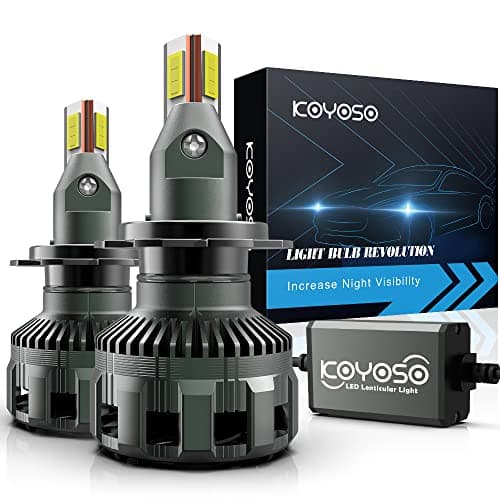 H7 LED Lampadine per Auto, KOYOSO 90W 16000LM per Faro Lenticolare, 6500K Bianco 12V