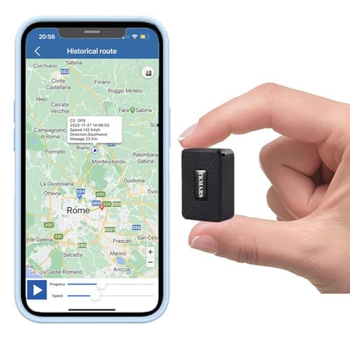 Micro Localizzatore GPS Auto Mini GPS Tracker Portatile Mini Localizzatore APP Senza Abbonamento IP65 Impermeabile Magnete Integrato per Bambini Anziani
