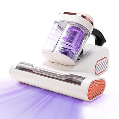 Battimaterasso,16 Kpa Aspirapolvere per Materassi, Aspirapolvere Antiacaro con Luce UV, Rimuove il 99,9% Degli Allergeni, per Materassi, Letti, Divani e Mobili Imbottiti