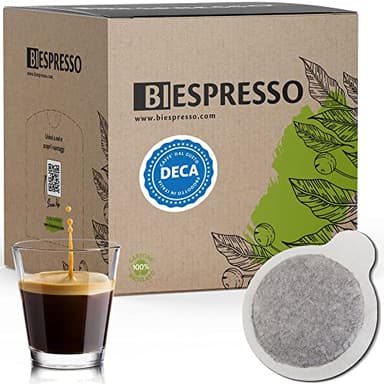 BIESPRESSO - 150 Cialde Caffe Filtro Carta ESE 44mm, Miscela Deca