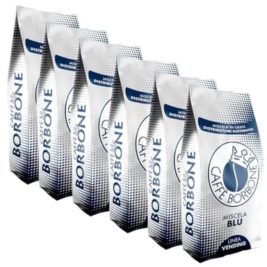 Caffè Borbone in grani miscela Blu 1 kg x 6