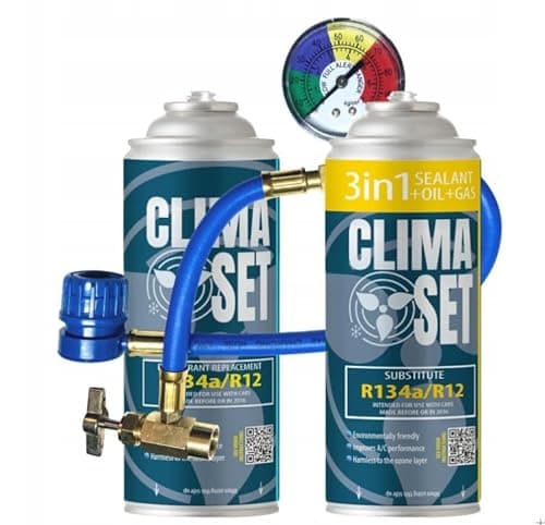ClimaSet 3 in 1 R134a + gas R134a per aria condizionata con cavo