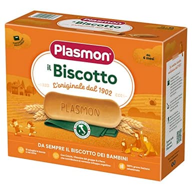 Plasmon il Biscotto,100% grano italiano selezionato, si scioglie in bocca e nel latte, Confezione da 6 x 720g