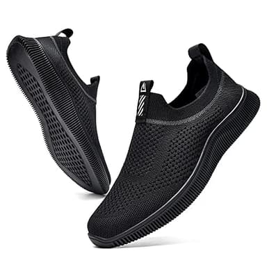 MrToNo Sneaker Uomo Donna Infilare Slip on Sneakers Scarpe Senza Lacci Casual Scarpe da Running Corsa Leggero Corsa Camminare Scivolare Scarpe da Ginnastica Outdoor Jogging Sportive Fitness-HEISE-45