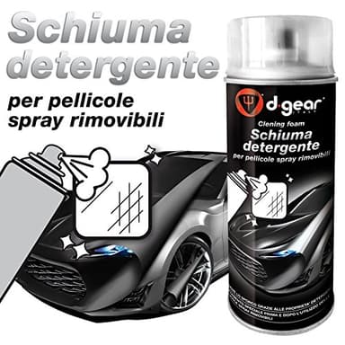 Vernice-pellicola spray D-Gear rimuovibile removibile pulitore Cleaning foam