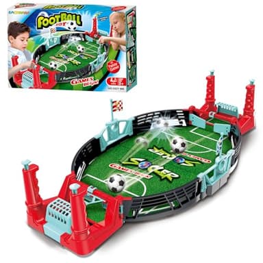 EACHHAHA Calcio Balilla Bambini - Calcetto Balilla Mini Biliardino Bambini Giocattolo da Tavolo da Calcio per Due - Giochi da Calcio Balilla, Regalo per Bambini dai 4 Anni in su