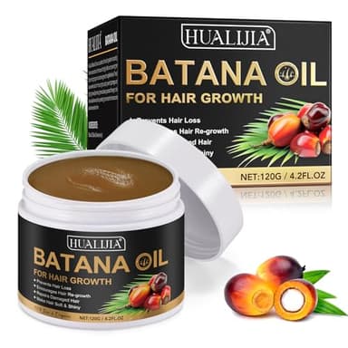 Olio di Batana Biologico Puro al 100% dall'Honduras per la Crescita dei Capelli - Previene la Caduta, Favorisce lo Spessore - per Uomini e Donne 4,2 oz