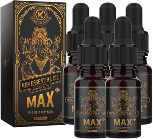 Olio per l'ingrandimento del pene Ispessimento del pene Aumento della crescita Big Dick Ingrandire per gli uomini Erezione migliorata Ritardo Eiaculazione Big Cock Oil, 10ml (5Pcs)