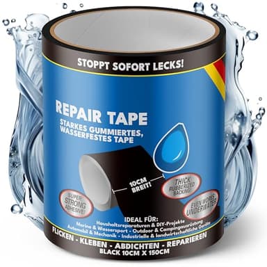 ATG Nastro riparazione piscina - Toppa per piscina - Toppe per piscina fuori terra - Nastro adesivo subacqueo per toppe per piscina 10x150cm - Nastro adesivo per esterno e interno - Ripara piscina