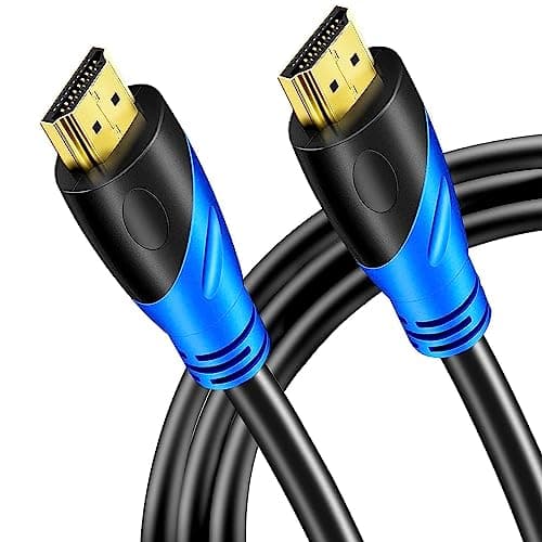 Rommisie Cavo HDMI 4K/60HZ 10m (HDMI 2.0, 18 Gbps) Connettori Placcati Oro Ad Alta Velocità, Ethernet Audio Return, Compatibile 3D Con Laptop PS3 PS5 PC HDTV Proiettore