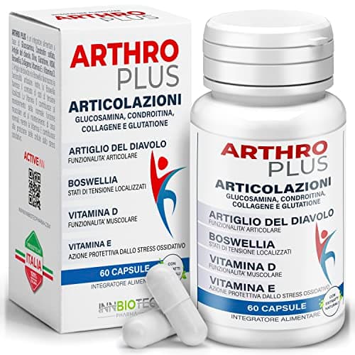 Artiglio del Diavolo per Articolazioni con Vitamina E, Glucosamina e Condroitina - MSM Integratore - Collagene - Boswellia serrata | Supporta la Salute Articolare e la Artrosi - Collagene Integratore