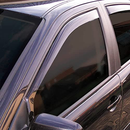 ClimAir Car Comfort Deflettori d'Aria Nero Compatibile con Dacia Sandero/Stepway III 2021-