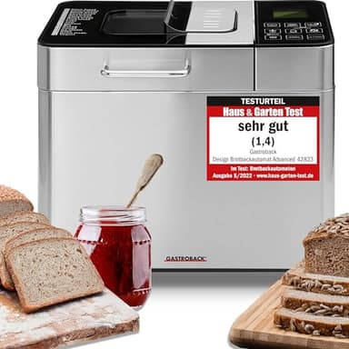 Gastroback 42823 Nero, Metallico 500W macchina per il pane