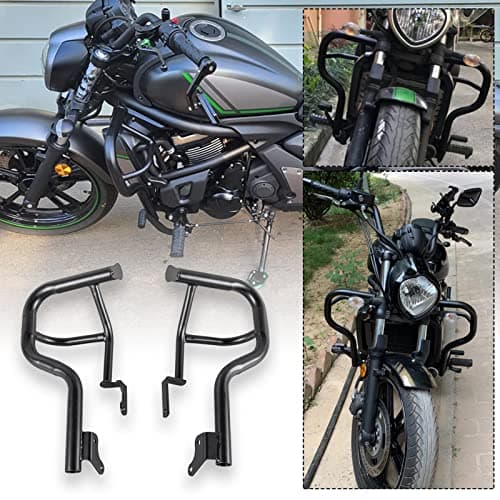 TAZGANTAX Protezione anticaduta per moto Protezione motore adatta per K.awasaki Vulcan S 650 VN650 EN650 2015 2016 2017 2018 2019 2020 2021 2022 2023 Protezione laterale telaio serbatoio gas