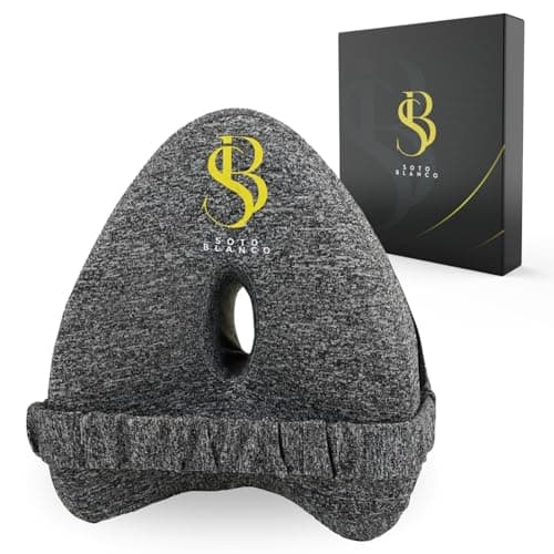 SOTO BLANCO Premium Cuscino per Gambe per Dormire Traversine Laterali Traspirante e Lavabile | Cuscino Ortopedico per Ginocchia di schiuma viscoelastica a Memory Foam e Aiuto per la Sciatica