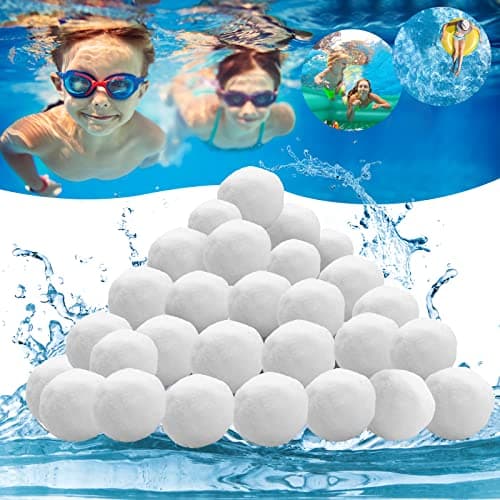 AFXXE Sfere Filtranti Piscina,1300g Palline per Filtro Piscina,può Essere riutilizzato Palline Filtro Piscina,Filtro Palline Piscina Anziché di Sabbia Filtrante,per Pompe Filtranti e Acquari