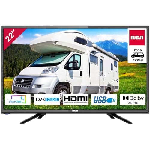 RCA iRB22H3C Televisore 22 pollici (TV 56 cm), uscita audio digitale, modalità hotel , 2023
