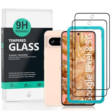 Ibywind 2 Pezzi Vetro Temperato per Google Pixel 8 5G 6,2",Anti Graffio,Senza Bolle,Facile da Installare