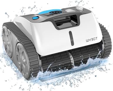 WYBOT Robot Piscina Cordless, Pulitore Piscina per Fondo/Pareti/Linea d'Acqua, Aspirapolvere Automatico per 120 Minuti con Pianificazione del Percorso, Ricarica Rapida, Fino a 120㎡