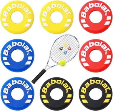 Confezione da 8 Ammortizzatori per racchette da tennis Ammortizzatori in silicone per racchette da tennis Ammortizzatori per racchette da tennis Adatti a tutti i modelli di racchette da tennis.