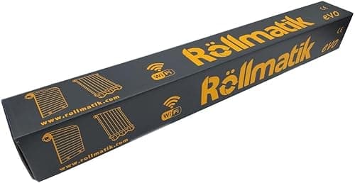 Rollmatik Motore per Tapparelle Elettriche Portata 100Kg 50Nm con Telecomando e Wi-Fi per Casa Domotica Intelligente con Integrato: Alexa, Google, IFTT, App Connector Funzione Timer Certificato IP44