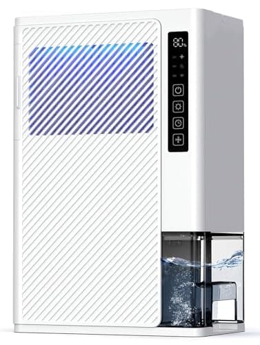 Heelay® Deumidificatore,3L/24H Deumidificatore Casa Muffa Portatile Risparmio Energetico Silenzioso Efficiente con 2 modalità Temporizzatore per il seminterrato del bagno della camera da letto