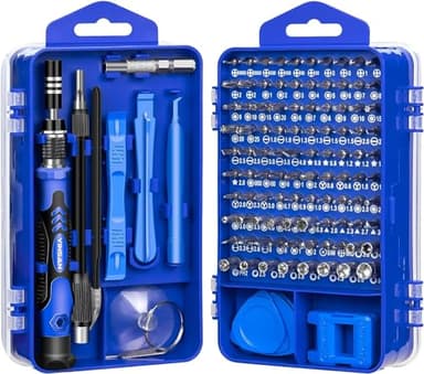 YINSAN Set Cacciaviti Precisione Magnetici, Kit Cacciavite di Riparazione Portatile per iPhone, iPad, Samsung, Telefono Cellulare, Tablet, PC, Laptop, Orologi, Occhiali, Elettronica, 120 Pezzi