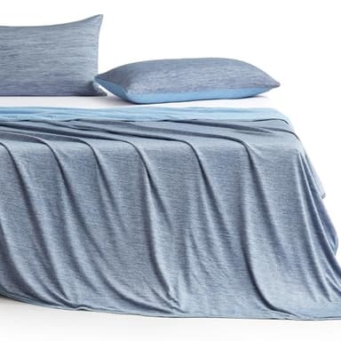 Elegear Coperta Rinfrescante, Arc-Chill 3.0 Q-Max>0.5 Coperta Estiva Fresca, Traspirante Comoda Leggera Morbida Coperta Rinfrescante Double-Face per Letto, Divano, Viaggio, 200x220cm, Blu